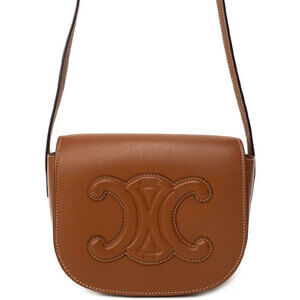 Celine Cuir Triomphe Folco Shoulder Bag
